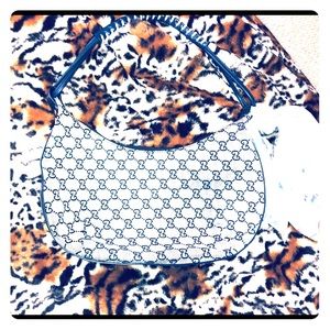 Navy shoulder, suede leather lined